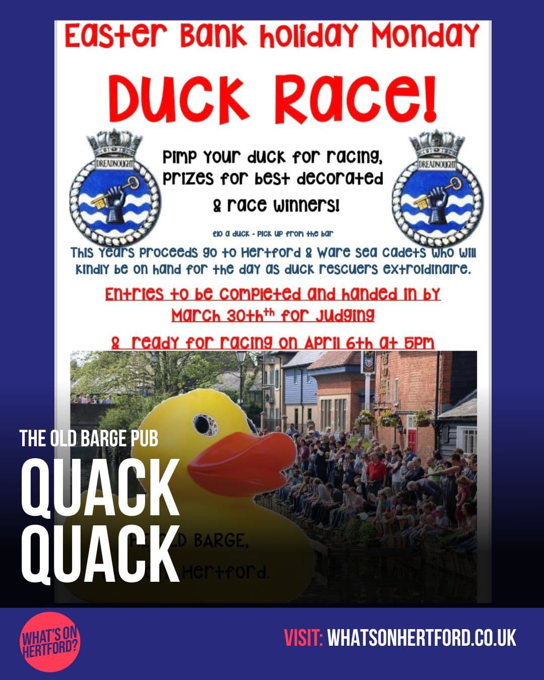 The Old Barge Duck Race