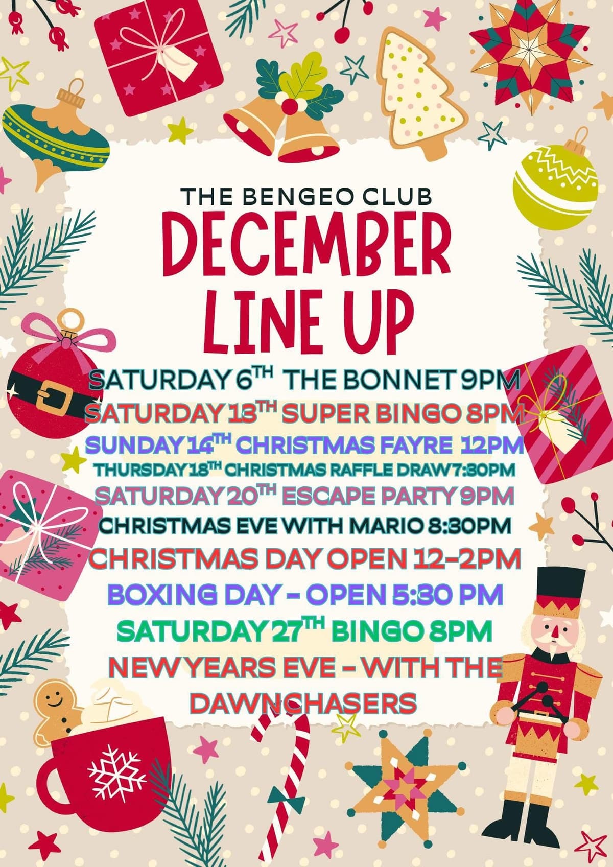 December at the Bengeo Club