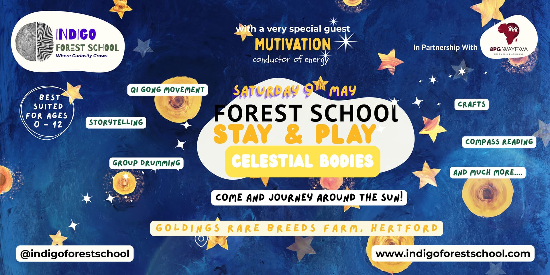 Celestial Bodies @INDIGO FOREST SCHOOL