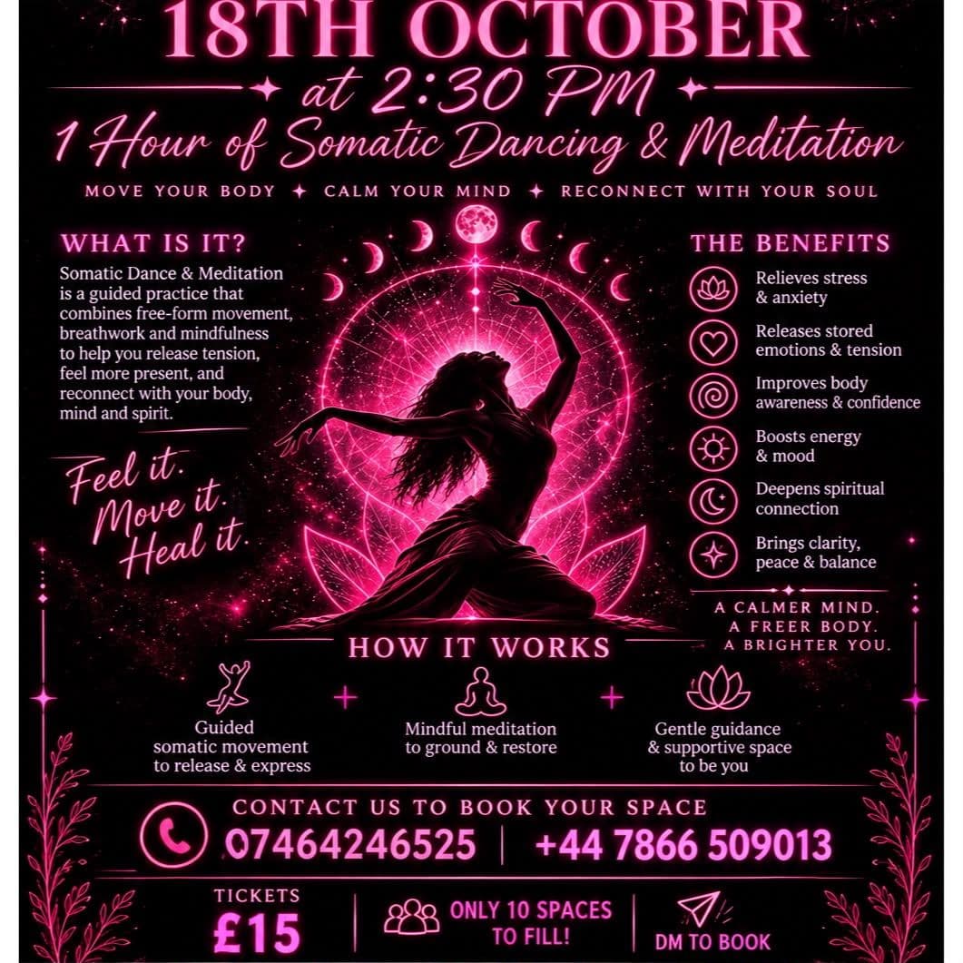 Somatic Dancing followed by deep mediation