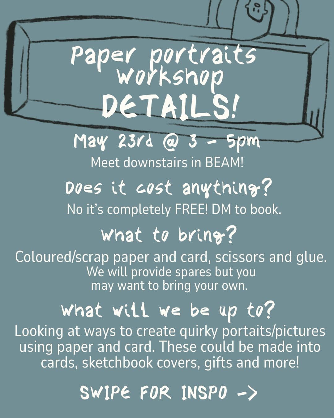 Paper Portraits Workshop