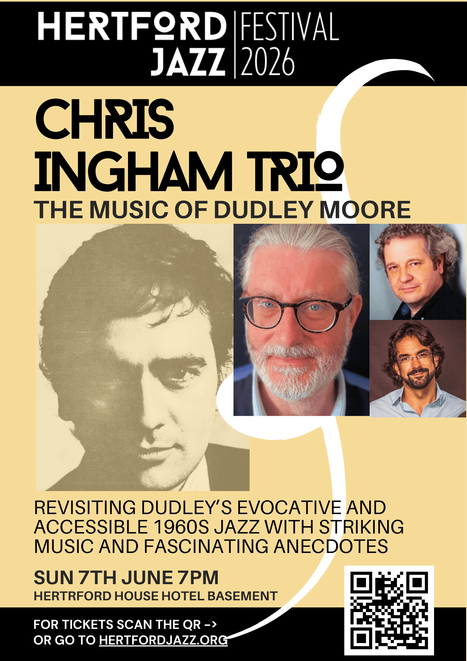 CHRIS INGHAM TRIO play the music of Dudley Moore
