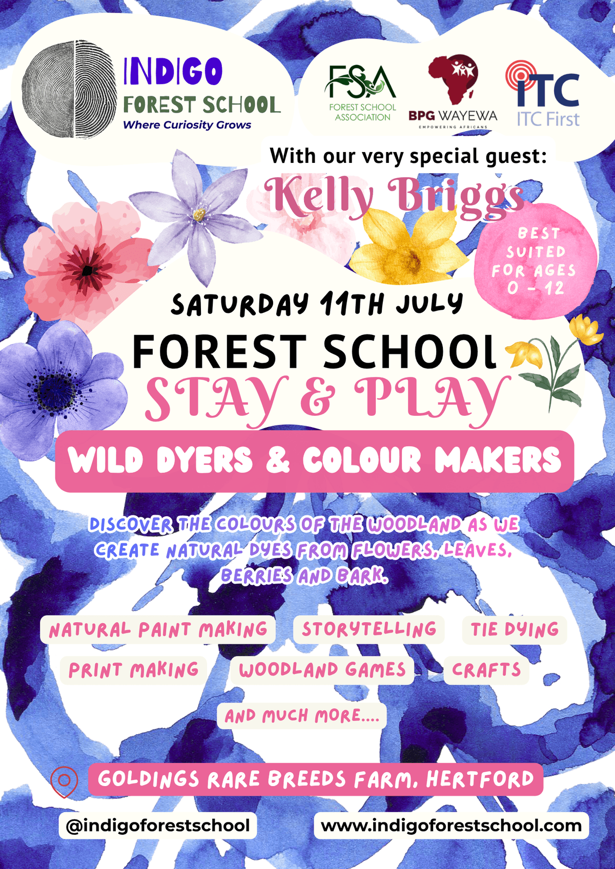 Wild Dyers and Colour Makers FOREST SCHOOL