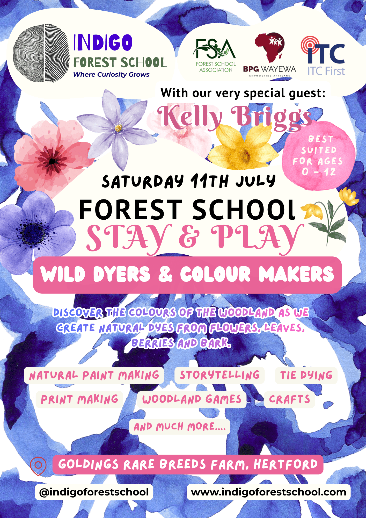 Wild Dyers and Colour Makers FOREST SCHOOL