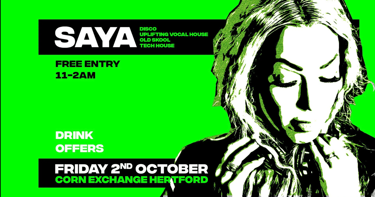 SAYA – House & Disco Club Night