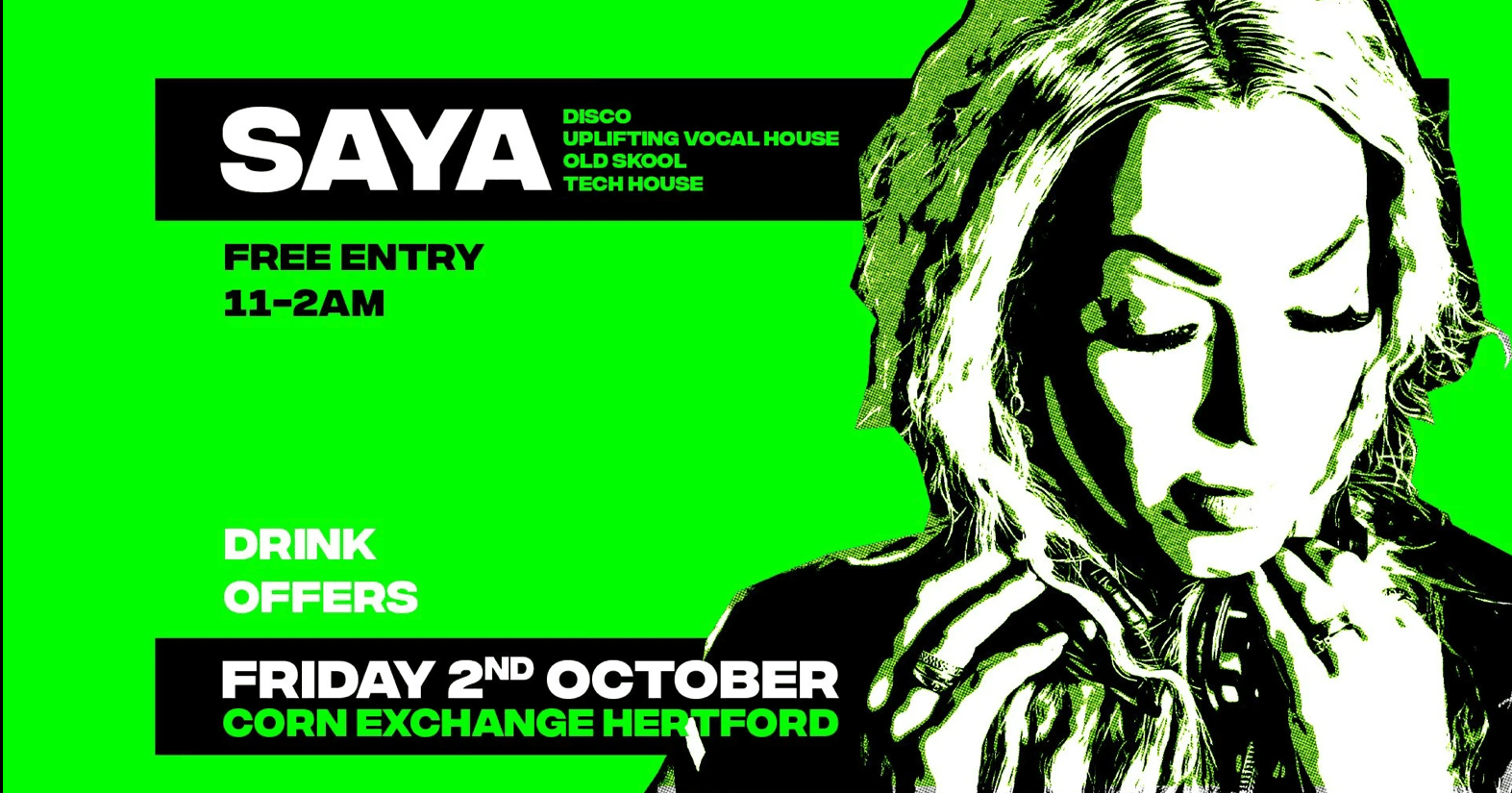 SAYA – House & Disco Club Night