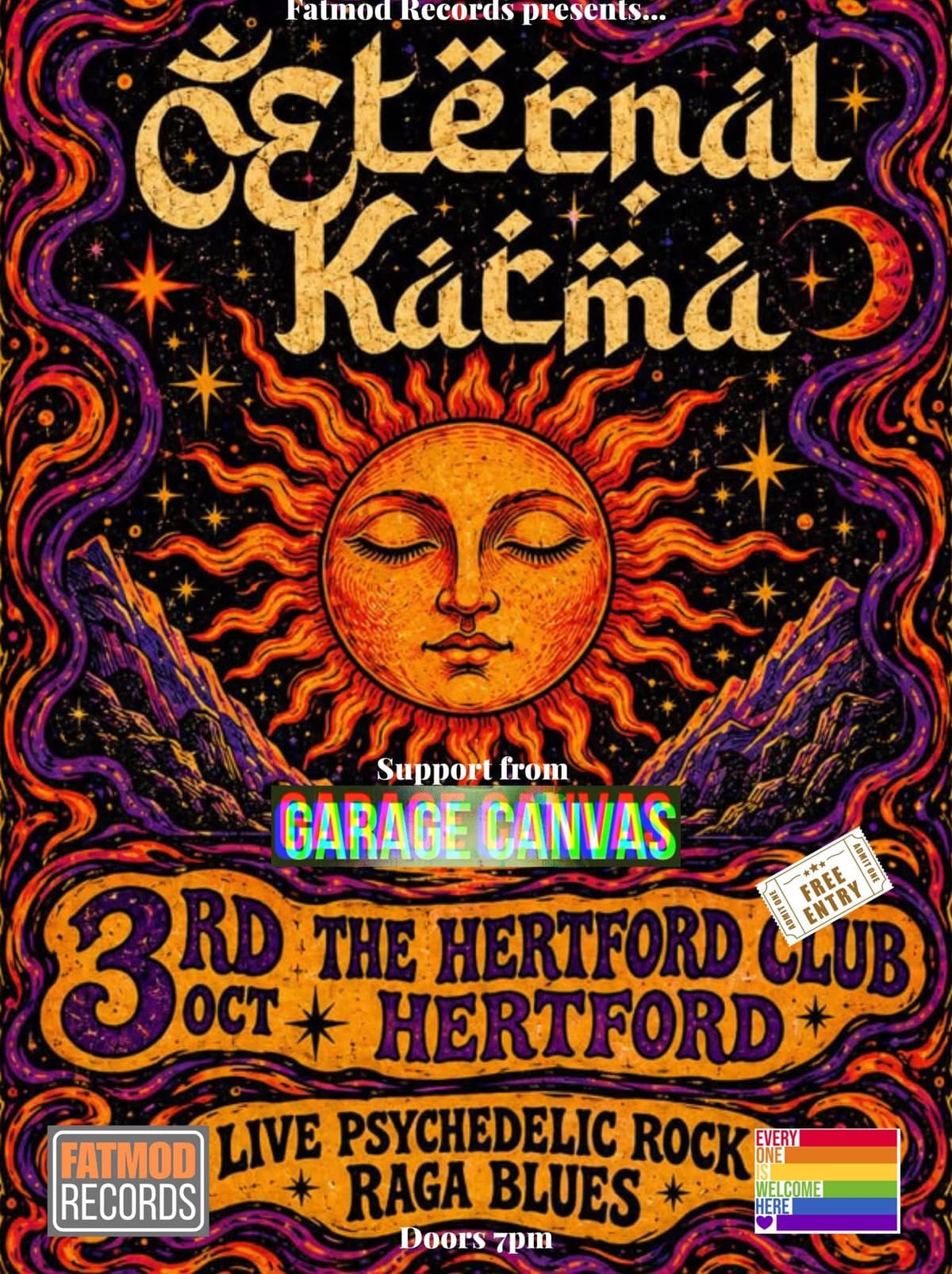 Eternal Karma & Garage Canvas