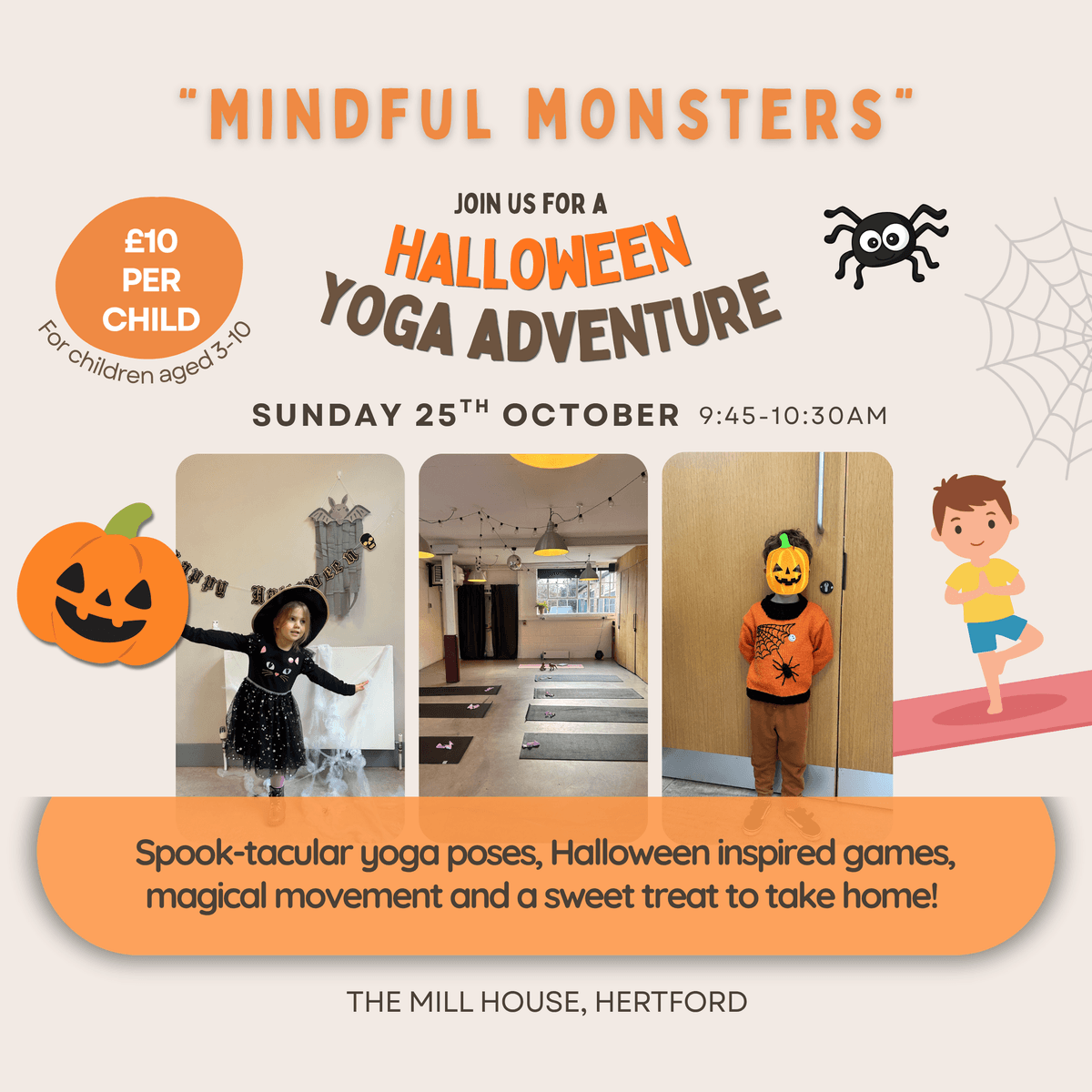 Children’s Halloween Yoga ‘Mindful Monsters’