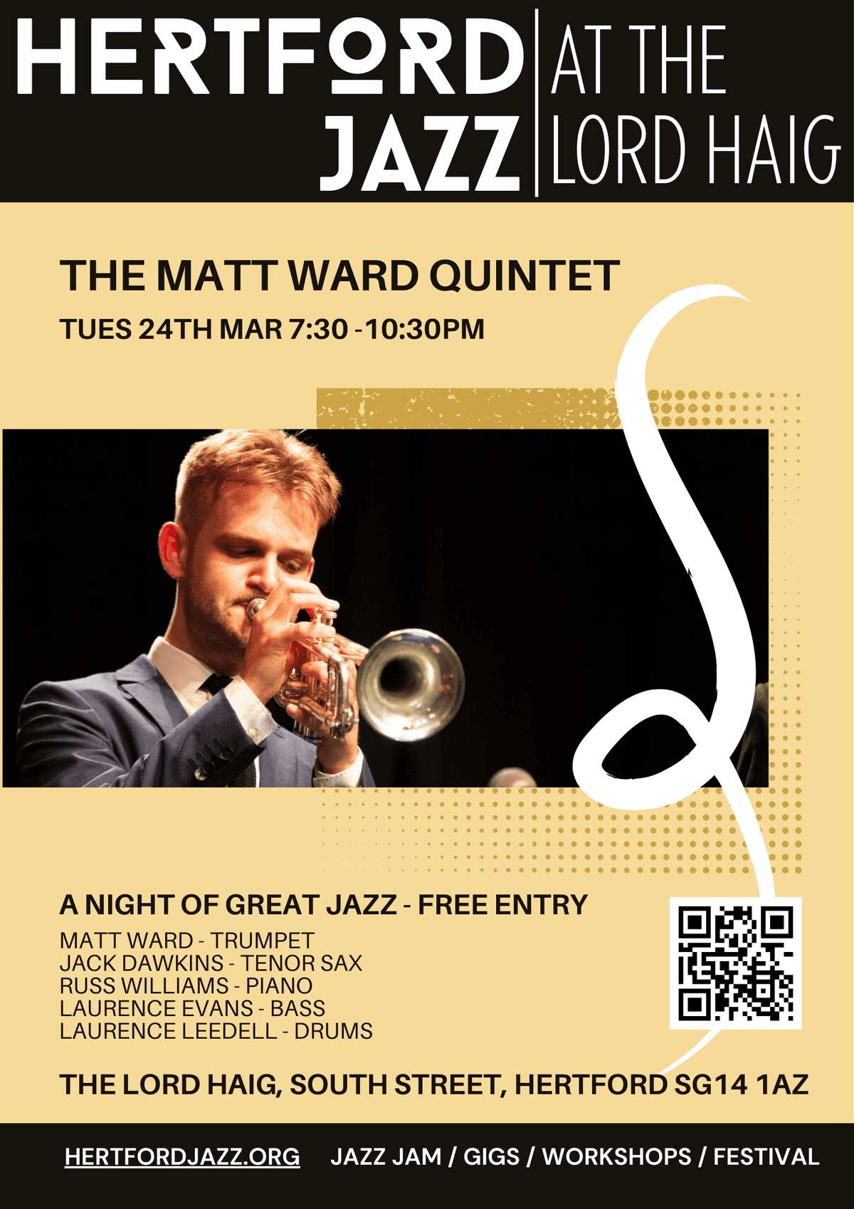 JAZZ AT THE LORD HAIG - THE MATT WARD QUINTET
