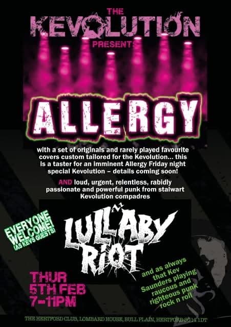 Kevolution - Allergy and Lullaby Riot