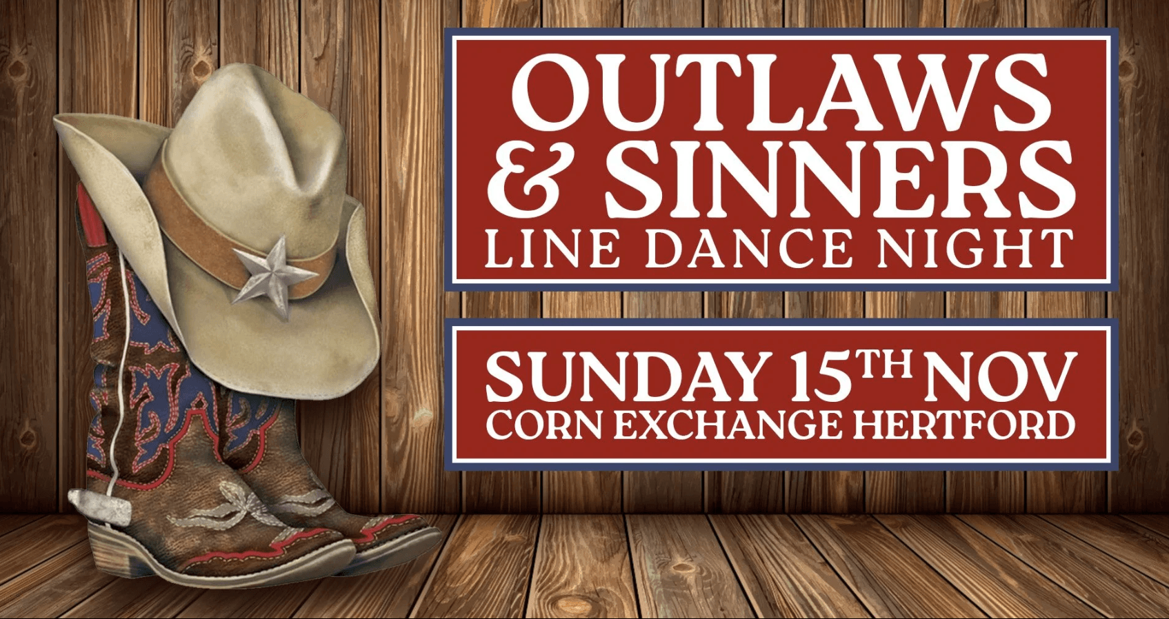 Outlaws and Sinners - Line Dancing Night