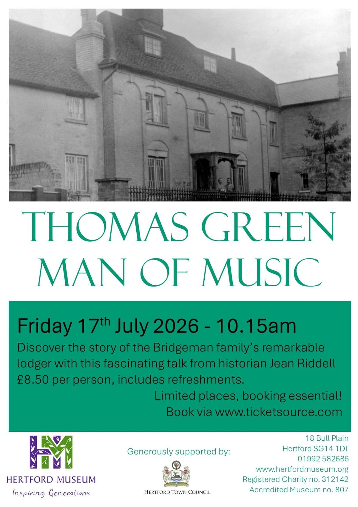 Thomas Green, Man of Music