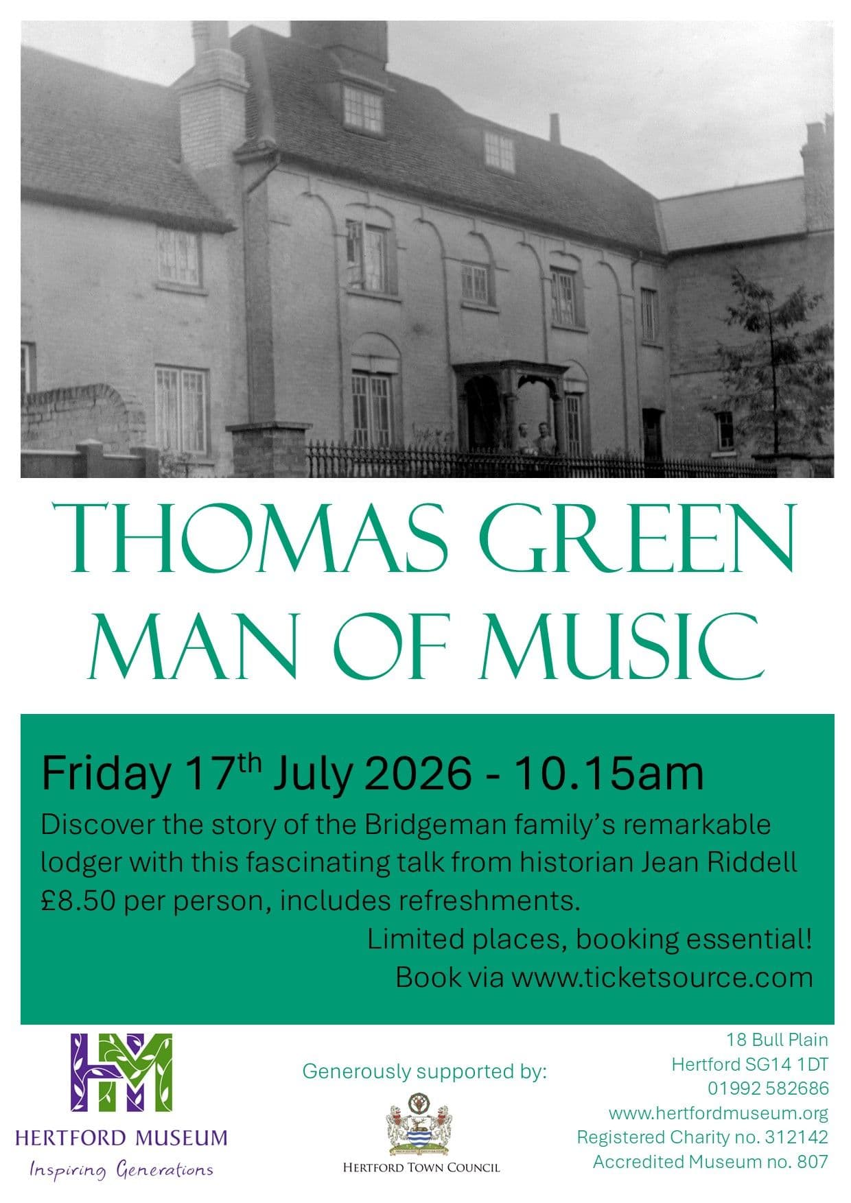 Thomas Green, Man of Music