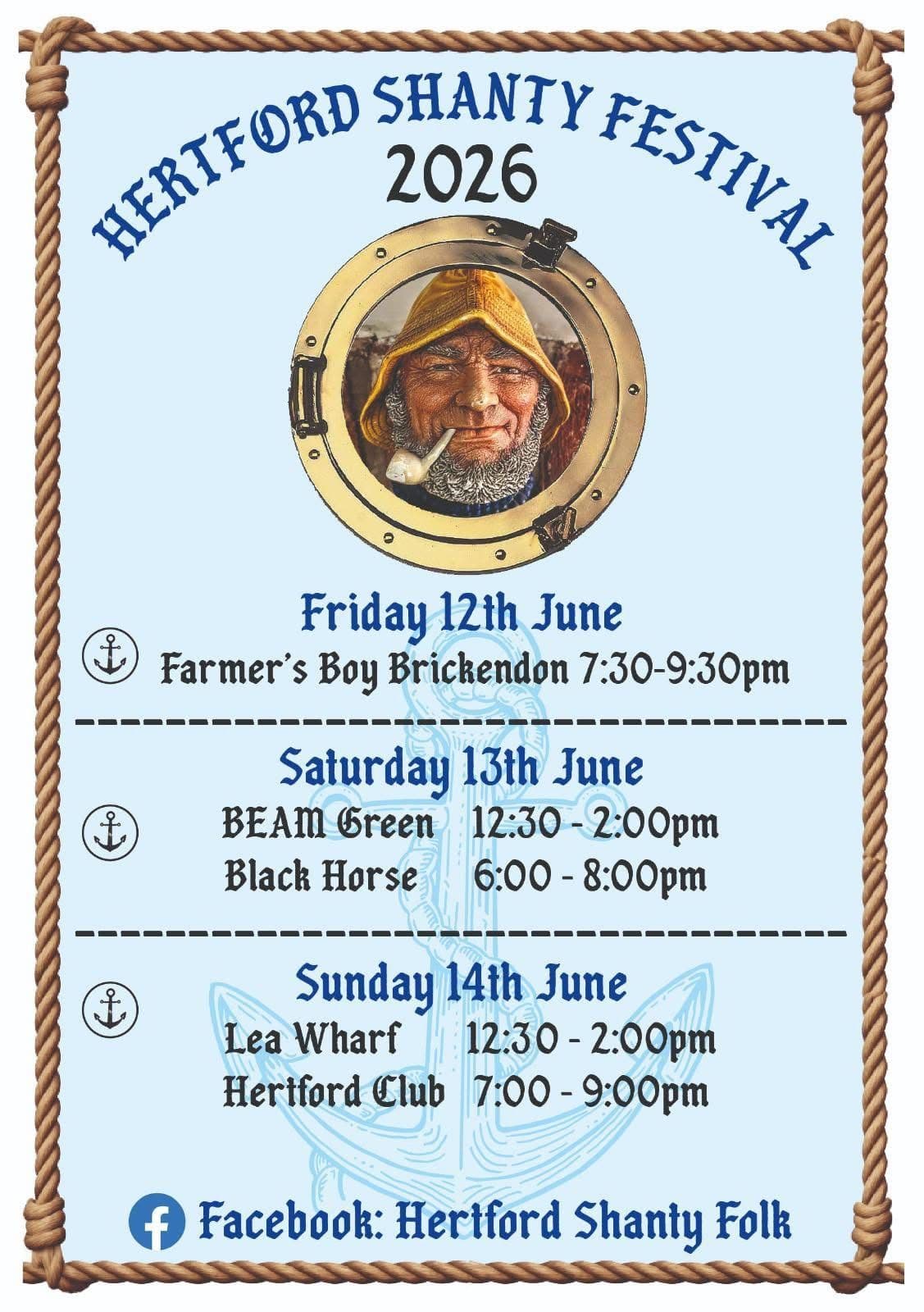 Hertford Shanty Festival at The Farmers Boy