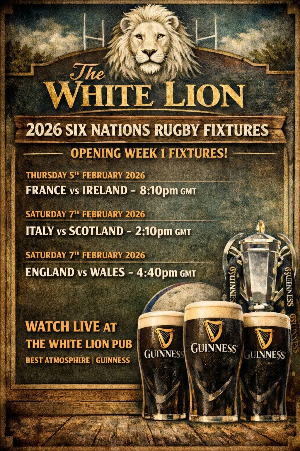 Six Nations at the White Lion - Bengeo
