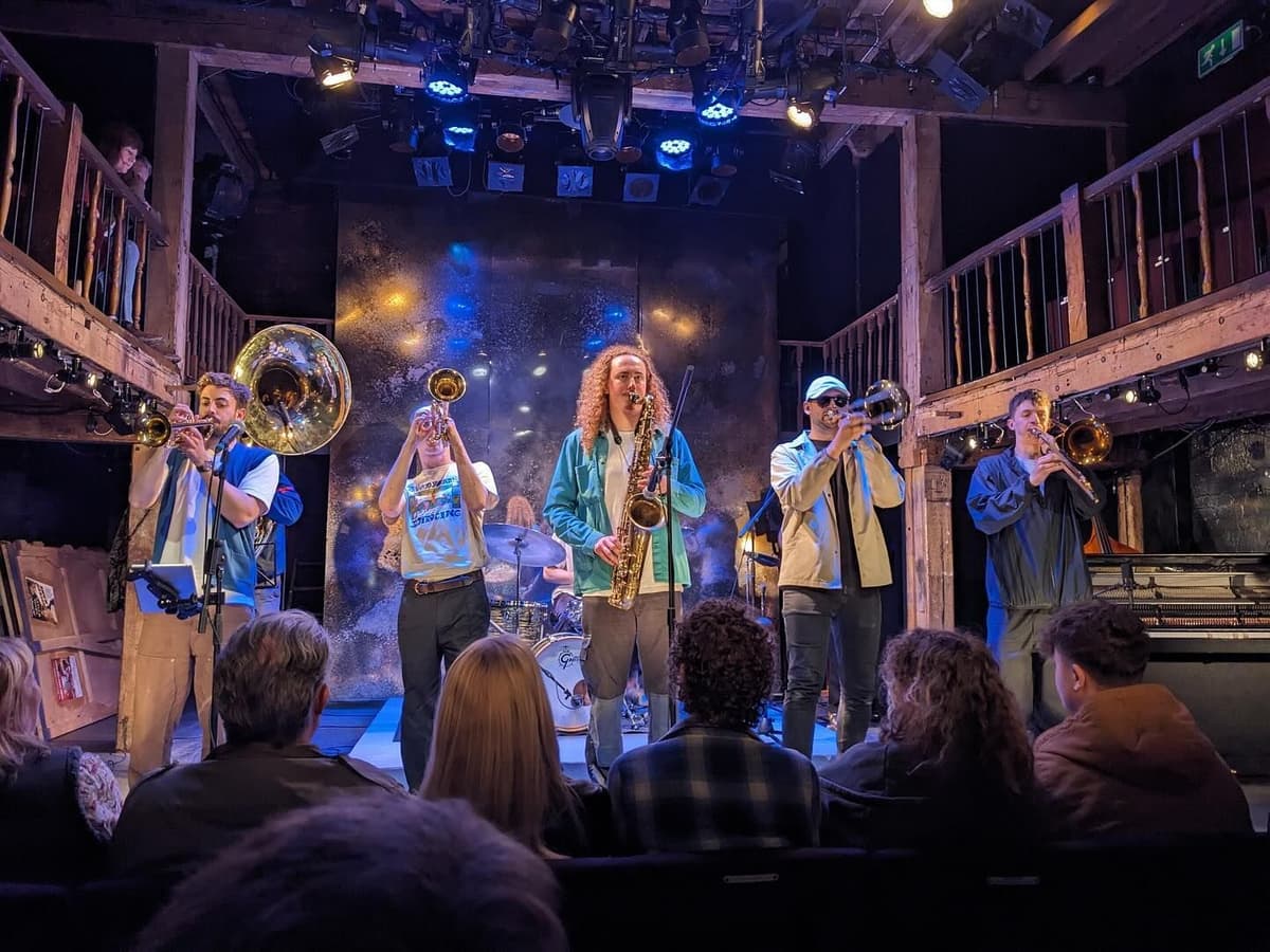 VOODOO BRASS BAND at the Hertford Jazz Festival