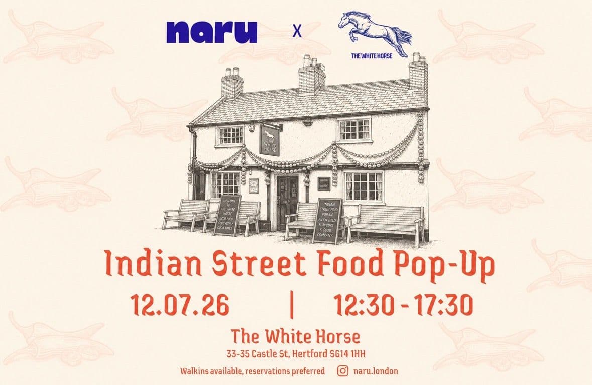 Indian Street Food Pop Up at The White Horse Pub