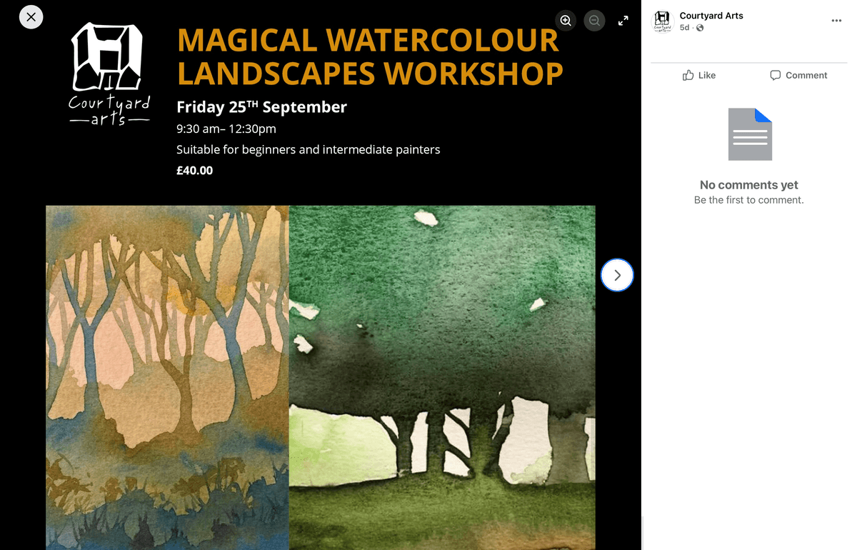Magical Watercolor Landscapes Workshop