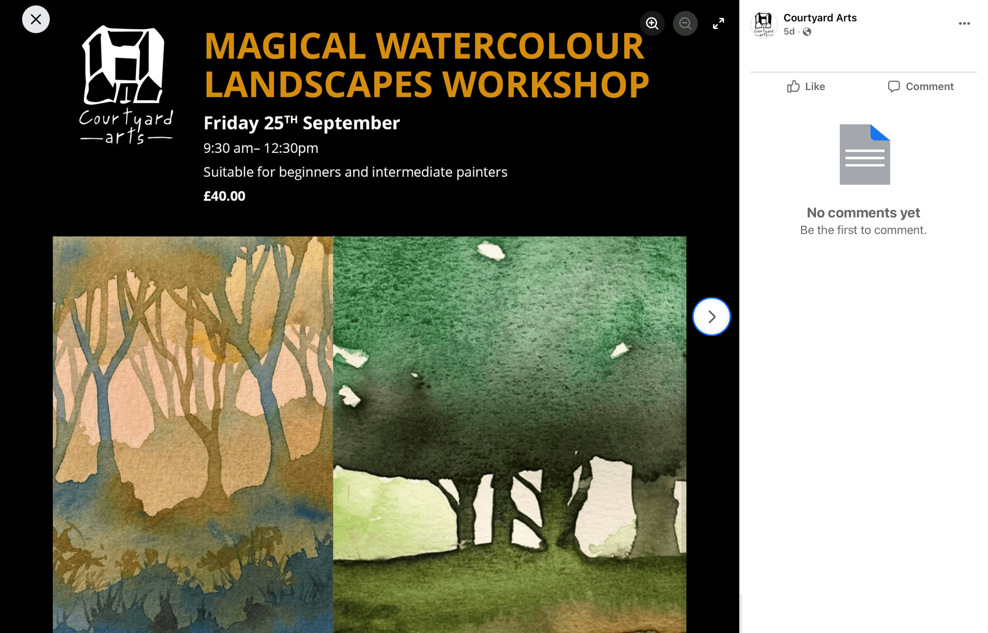 Magical Watercolor Landscapes Workshop