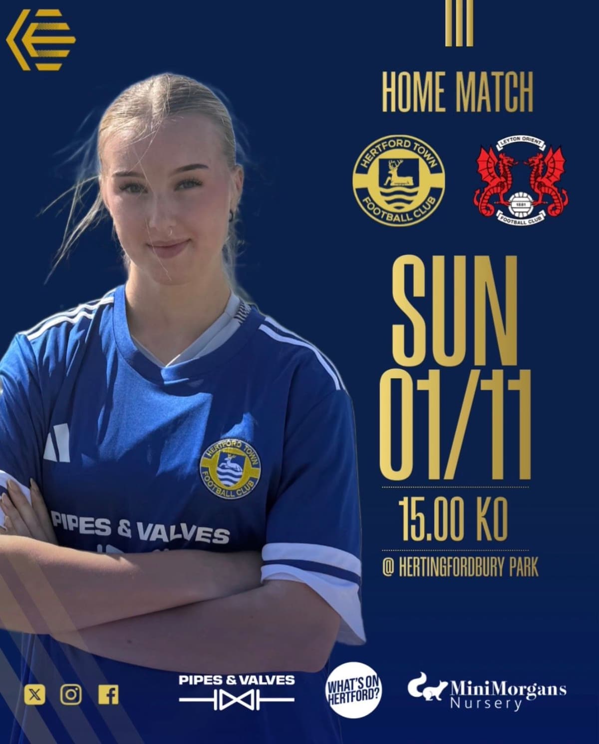 Hertford Town Women vs Leyton Orient