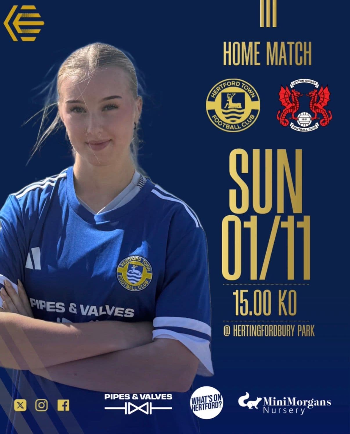 Hertford Town Women vs Leyton Orient